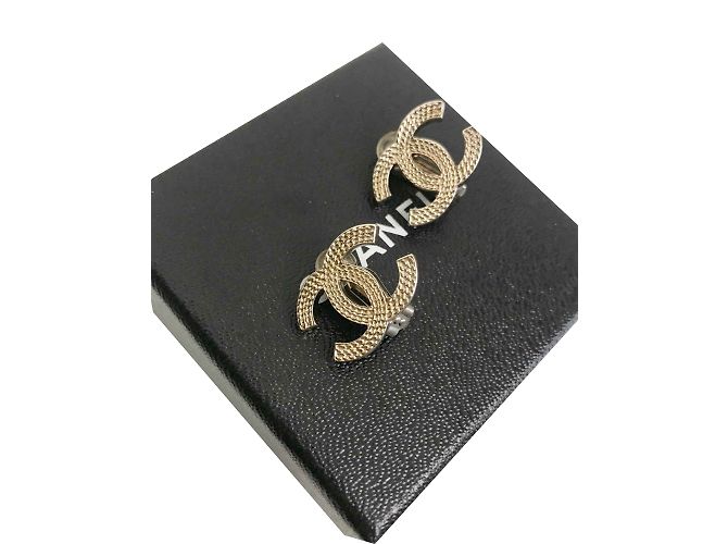 Chanel Silver CC Clips Argento Metallo