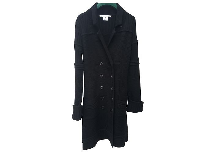 Diane Von Furstenberg Strickjacke aus Wolle Schwarz
