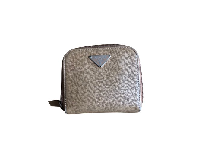 Prada Purses, wallets, cases Beige Leather  ref.103206