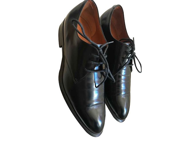 Débi Céline in pelle verniciata nera 37 Nero