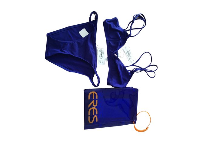Swimsuit brand Eres Navy blue Elastane  ref.103333