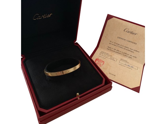 Cartier Love Bracelet jetzt geöffnet Gelb Gelbes Gold  ref.103436