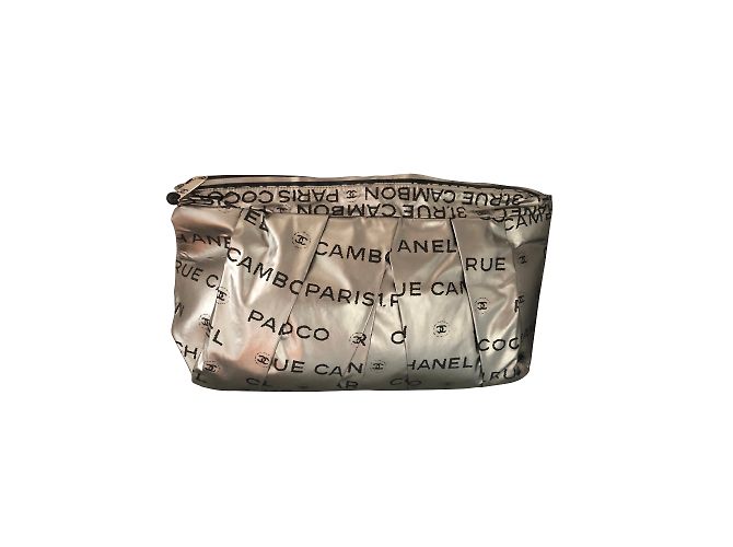 Chanel Coco Cambon Nero Grigio antracite Tela