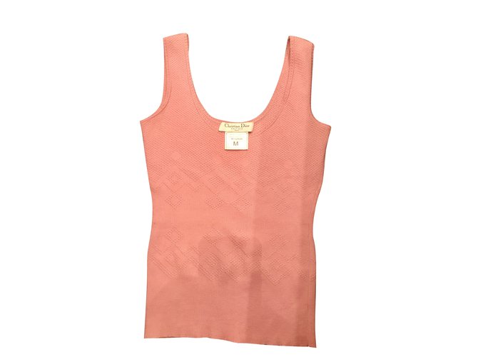 Christian Dior Tops Pink Wool  ref.103503