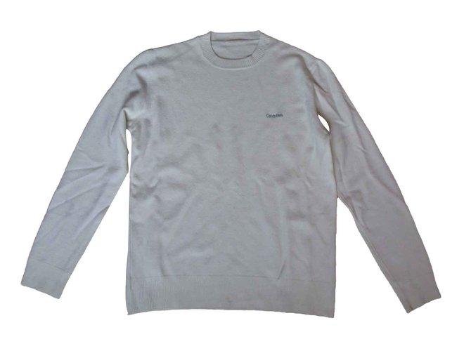 Calvin Klein Wollpullover weiß 