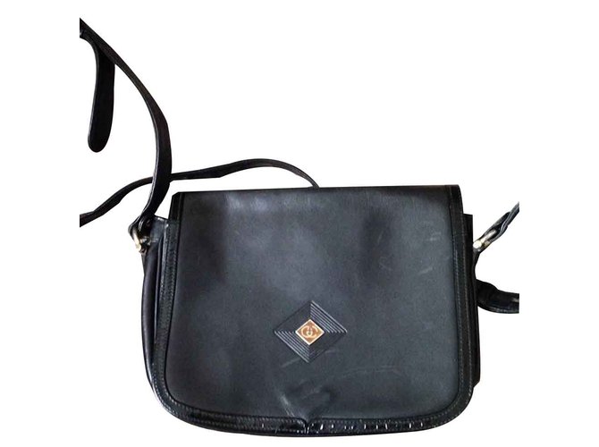 black Gucci bag Leather  ref.103658