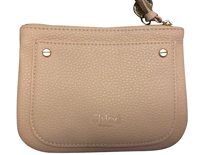 Chloé Pochette Beige Pelle