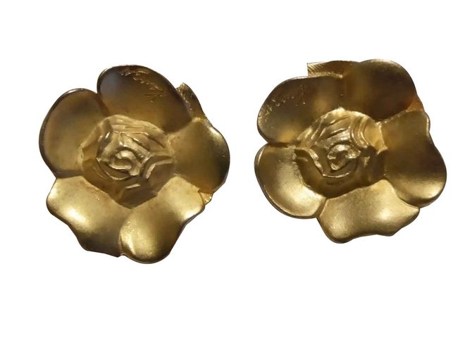 Kenzo Earrings Golden Metal  ref.103807