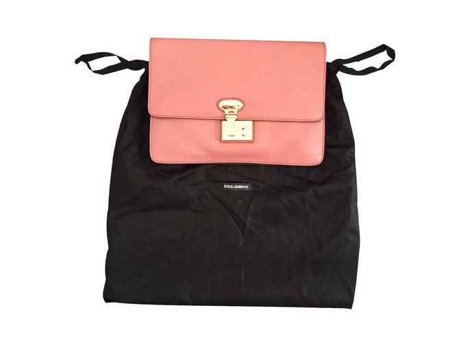 Dolce & Gabbana linda Pink Leather  ref.103832