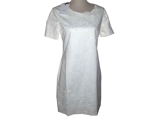 Vestido Zapa de algodón blanco Talla 40