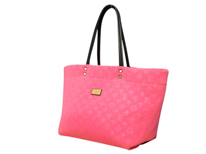 Louis Vuitton Scuba Fuchsia Pink MM Rosa Lienzo  ref.103896