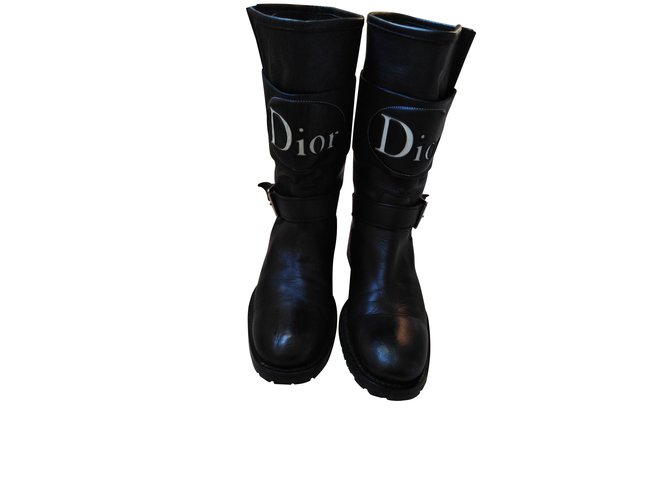 dior biker boots