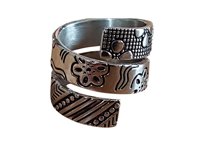 Kenzo Bague spirale Argent Argenté  ref.104017