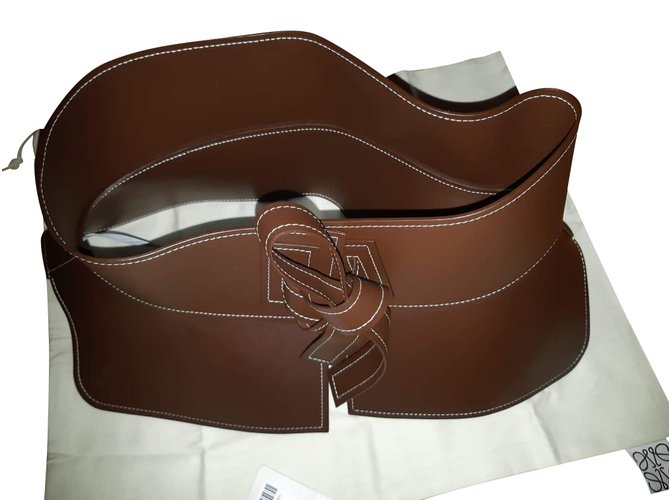 loewe obi leather belt
