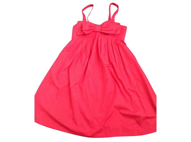Tara Jarmon Dress Pink Cotton  ref.104360