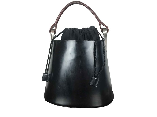 Kenzo Pagodon GM Black Leather  ref.104434