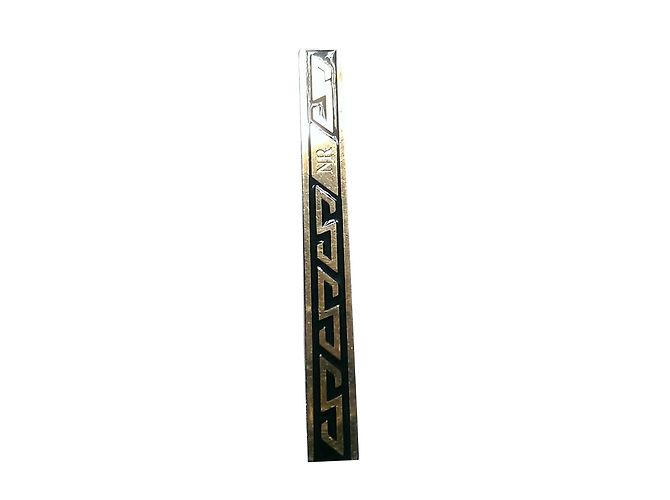 Nina Ricci Tie Clip Gold Metal Black Pattern