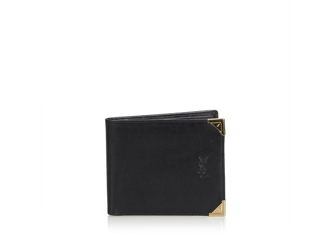 Autre Marque Leather Wallet Black  ref.104573