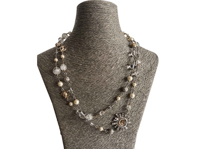 Chanel Lange Halsketten Mehrfarben  ref.104642