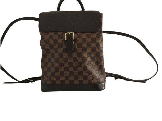 Louis Vuitton SOHO Brown Leather  ref.104682