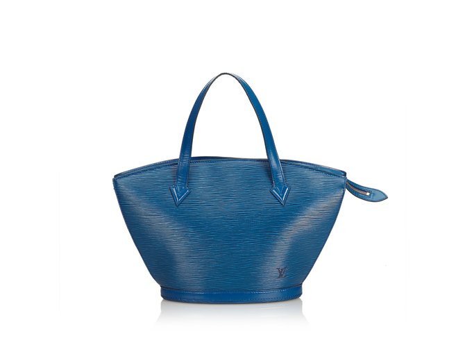 Louis Vuitton Epi Saint Jacques Short Strap PM Blue Leather  ref.104846