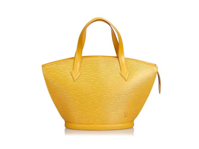 Louis Vuitton Epi Saint Jacques Yellow Leather  ref.104873