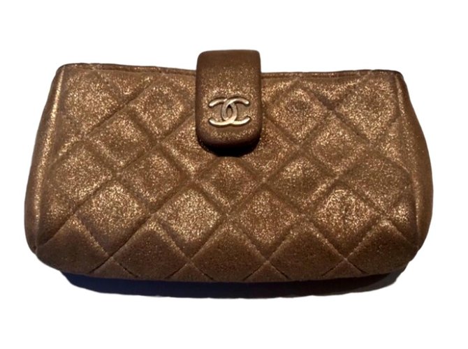 Chanel Pockets Bronze Cloth  ref.104967