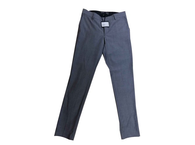 The Kooples Suit pants Grey Cotton  ref.105066