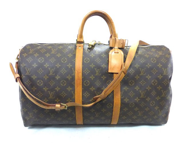 louis vuitton keepall 55 with shoulder strap