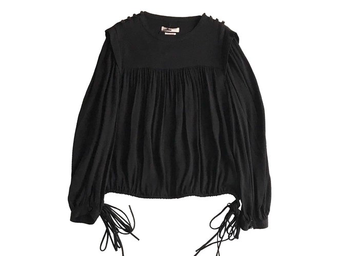 Isabel Marant Etoile Tops Black Viscose ref.105247 - Joli Closet