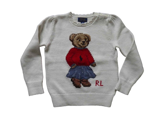 Ralph Lauren bear Cream Cotton  ref.105260
