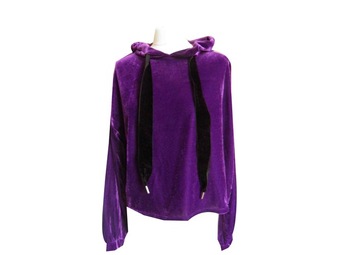 Zara velvet Purple  ref.105271