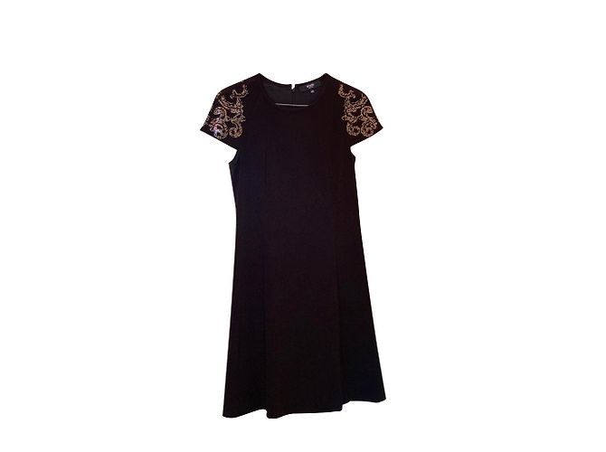 Versace Kleid schwarz aus Stoff