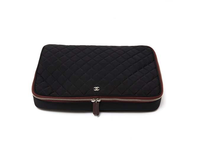 Chanel Limited Quilted Laptop Case