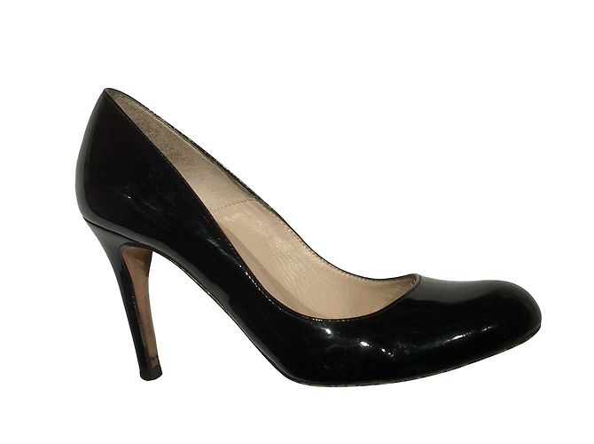 Lk Bennett Black patent Stila pumps
