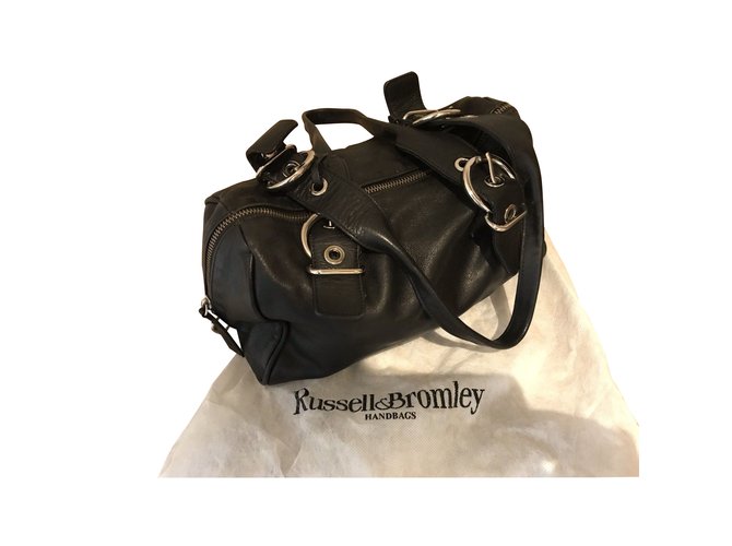 Russell & Bromley Bolsa Russel & Bromley Preto Couro  ref.99471