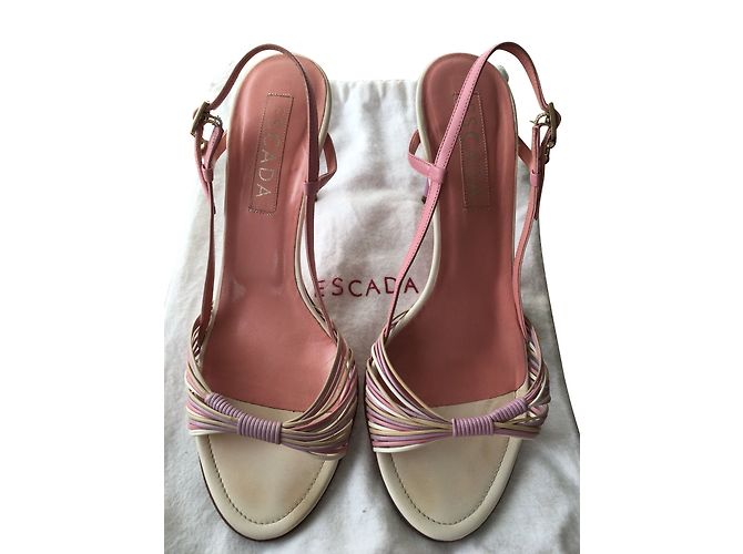 Splendidi tacchi Escada Multicolore Beige 