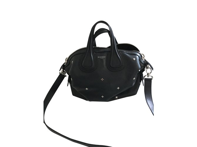 Givenchy Nightingale Cuir Noir  ref.99482