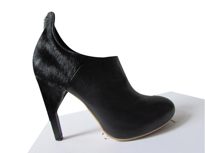 Alexander Wang Ankle Boots Black Leather  ref.99524