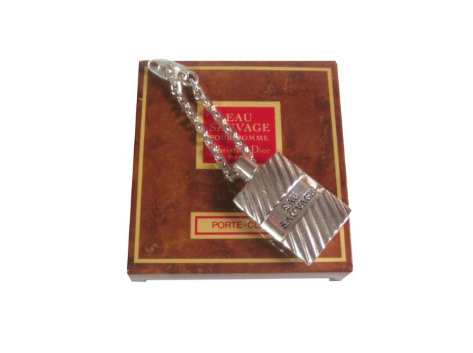 Dior Bag Charm / Keychain Silvery Metal  ref.99549