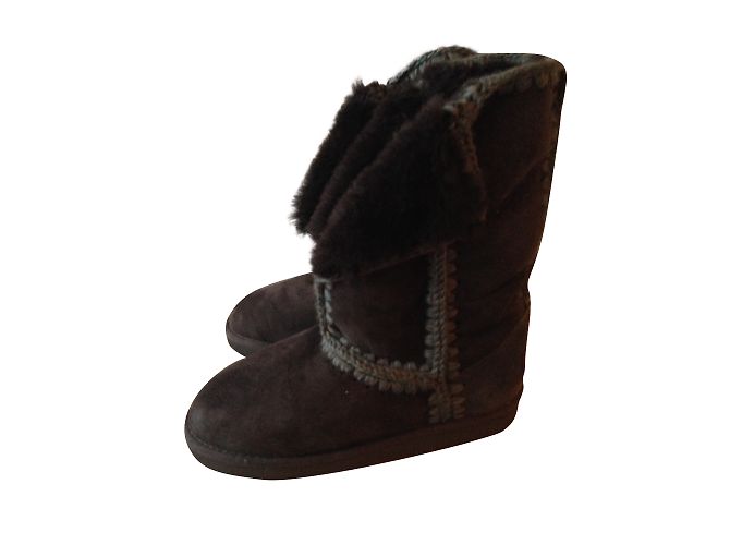 Mou Boots Bottes Marron
