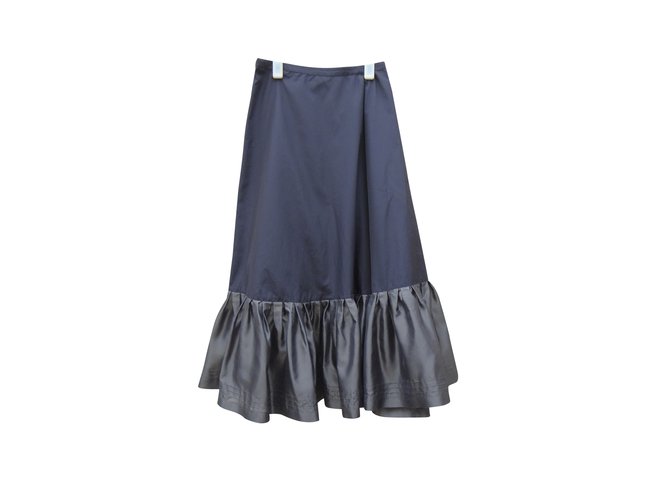 Hugo Boss Skirts Silvery Grey Silk Cotton  ref.99582