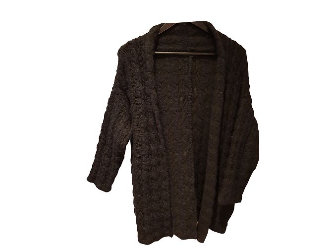 Maje Weste aus Mohair Dunkelblau Marineblau