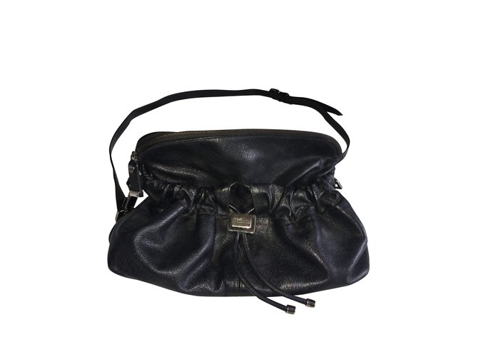 burberry black and white handbag