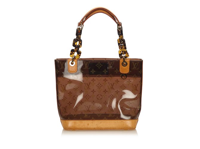 Louis Vuitton LOUIS VUITTON sack plastic PM handbag monogram