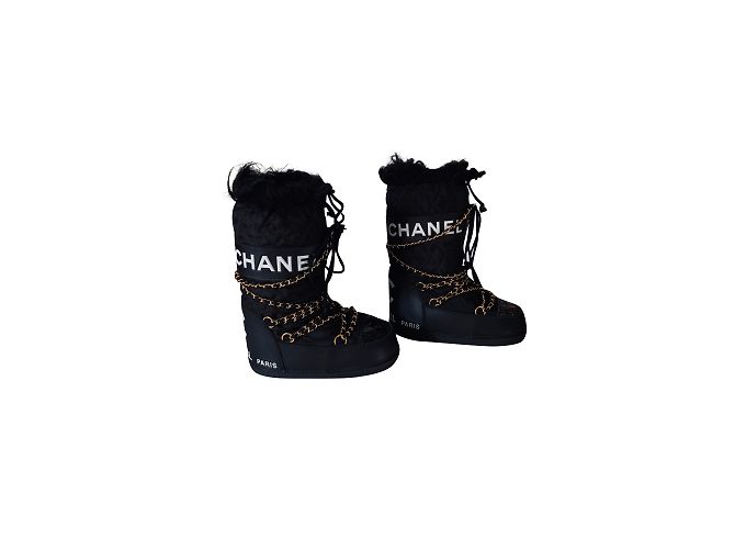 Chanel Boots Black