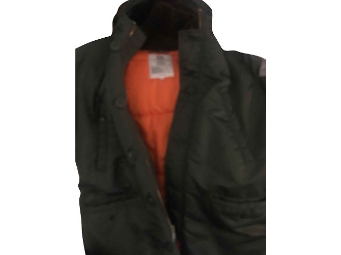 Supreme Fuck Em All Parka Silber Orange Khaki