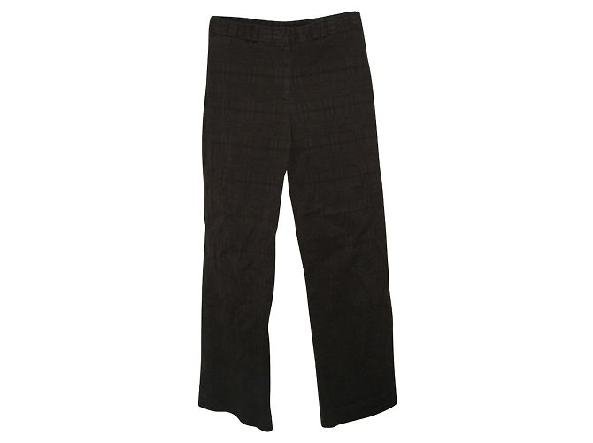Burberry-Hose mit gewebtem Karo Braun