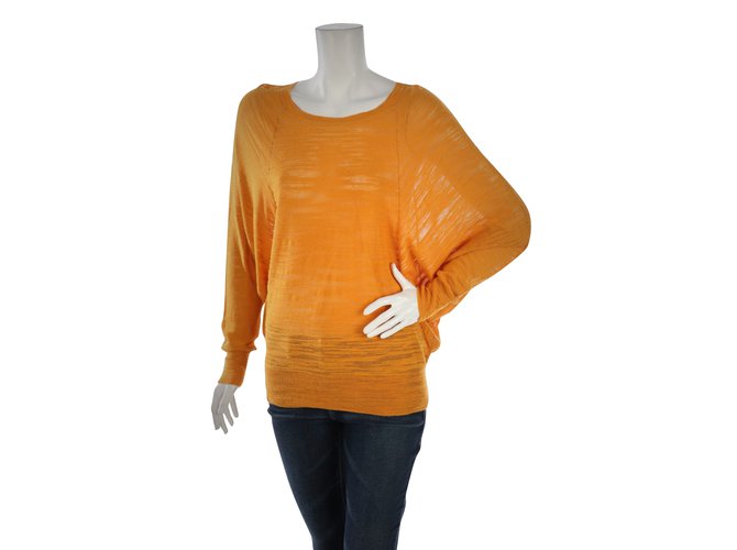 By Malene Birger Knitwear Orange Polyester  ref.105507
