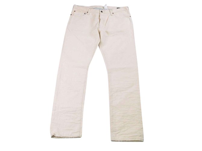 Ralph Lauren Pants Cream Cotton  ref.105574